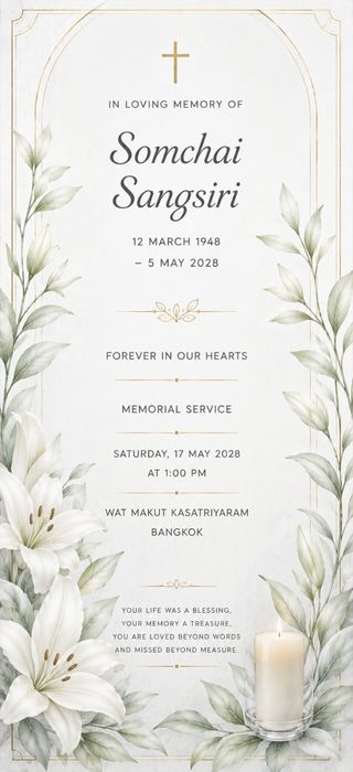 Funeral Template 1
